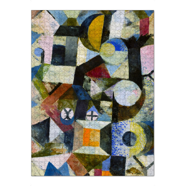 Puzzle Ravensburger "Komposition mit dem Y" artboxONE - Abstrakt,Geometrie,Für Mama,Für Papa