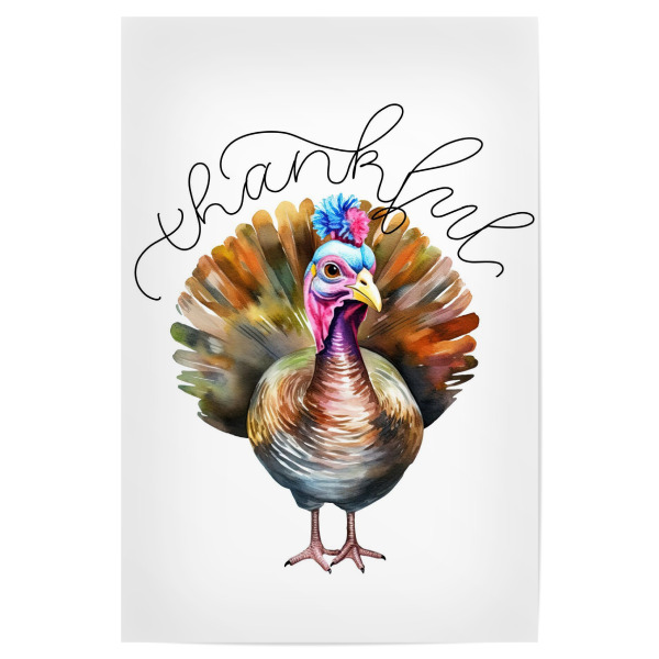 Poster 30x20 cm "Dankbare Türkei" artboxONE - Natur,Tiere,Buchstaben,Festivals,Lustig