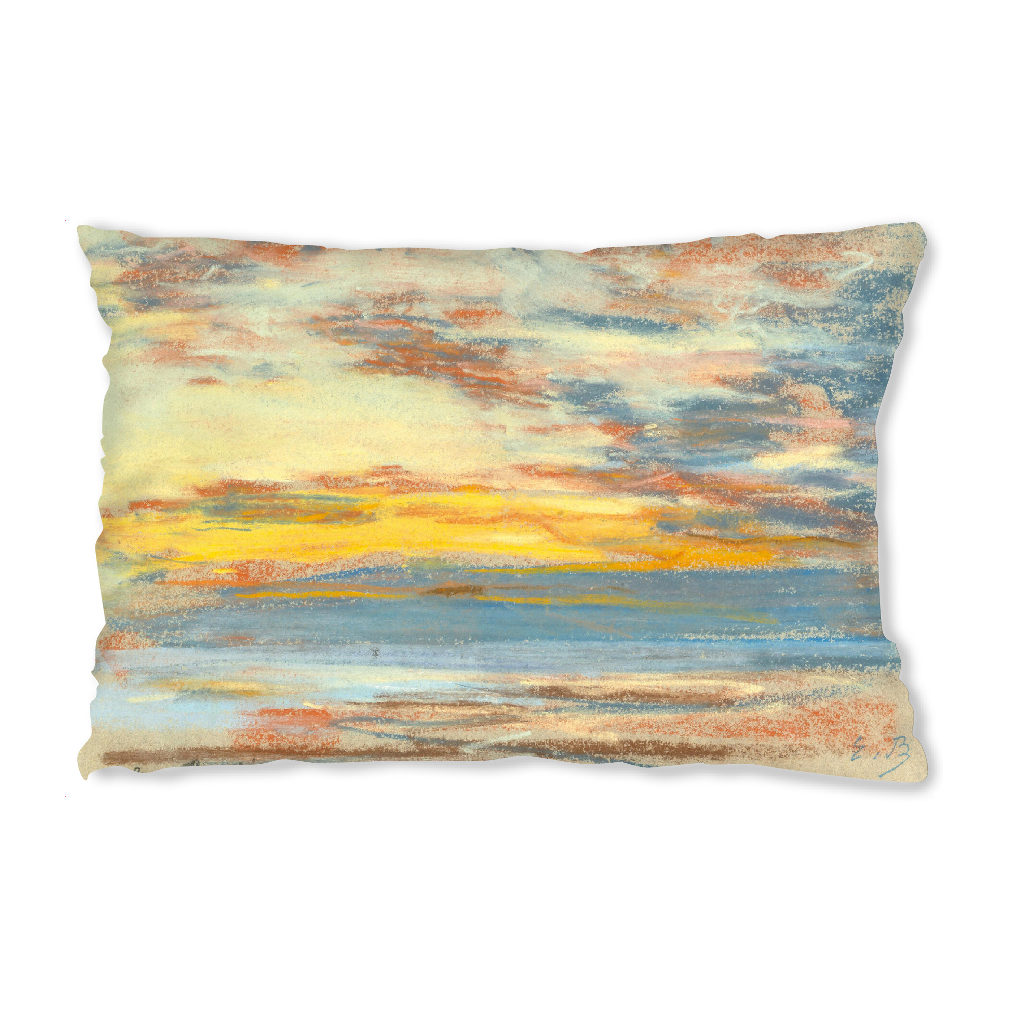 Design-Kissen "Küstenlinie und Himmel" artboxONE - Natur,Reise,Reise / Strand und Meer