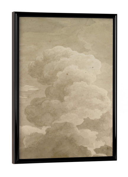 Poster mit schwarzem Rahmen "Studie der Wolken" artboxONE - Natur,Reise - Antoine-laurent castellan,Malerei,Gemälde,Kunst,Wolken,Himmel,Natur,Reise