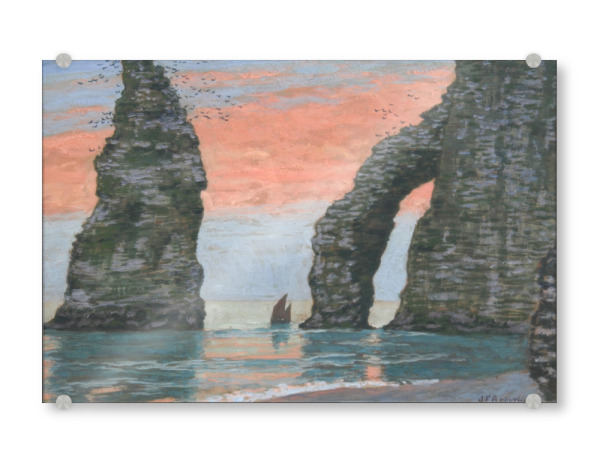 Acrylglasbild "L'Aiguille d'Étretat" artboxONE - Natur,Reise,Reise / Strand und Meer