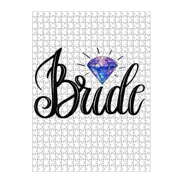 Puzzle Ravensburger "Braut-Designs" artboxONE - Abstrakt,Liebe,Fashion,Buchstaben,Für Mama