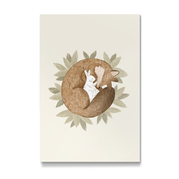 Galerie-Print "Anna Lunak - Fuchs und Hase" 30x20 cm artboxONE
