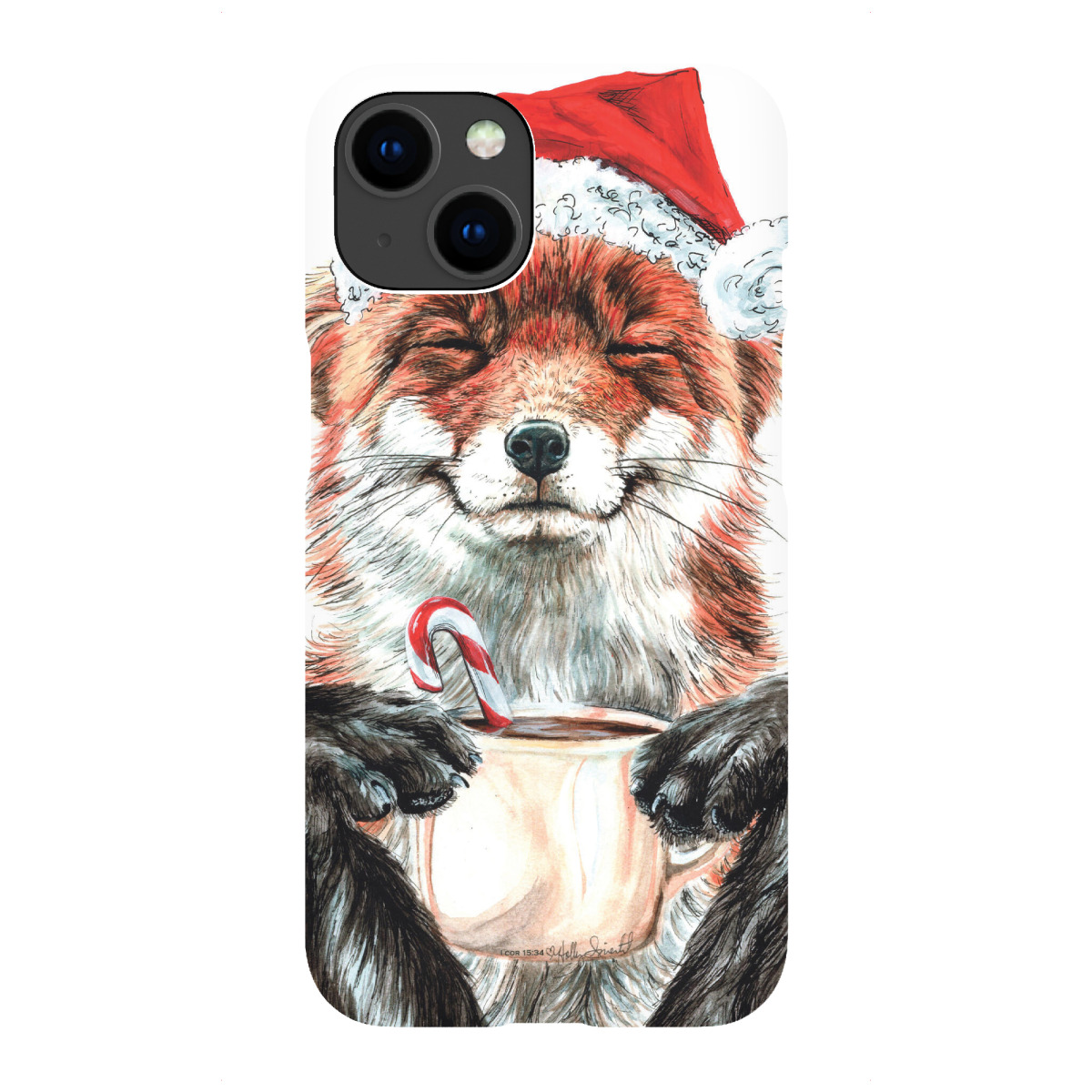 iPhone "Morgenfuchs-Weihnachten" Premium-Case Handyhülle artboxONE