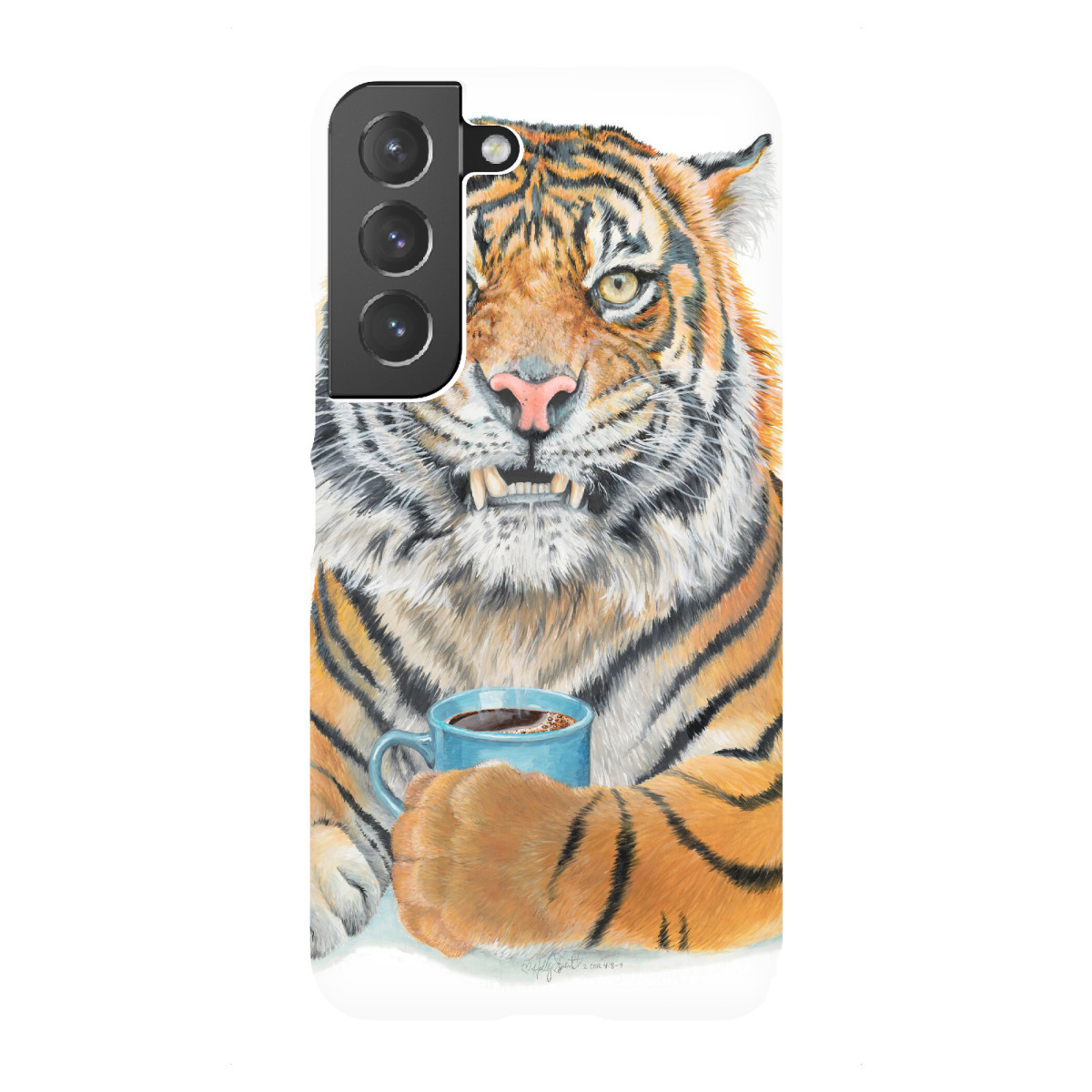 Samsung Galaxy "Zu früh, Tiger" Premium-Case Handyhülle artboxONE
