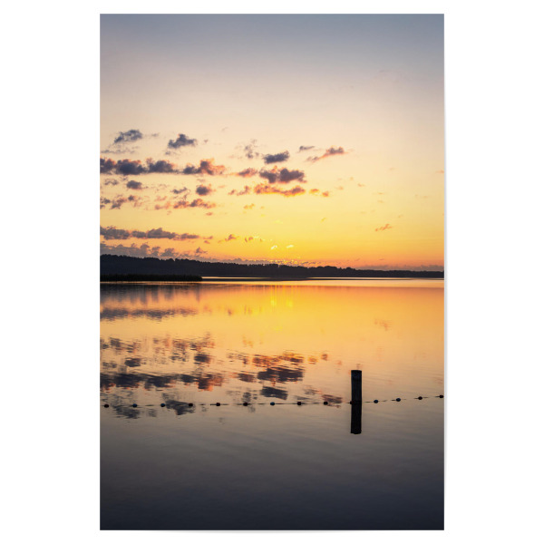 Poster 30x20 cm "Badestelle im Sonnenaufgang" artboxONE - Natur,Reise