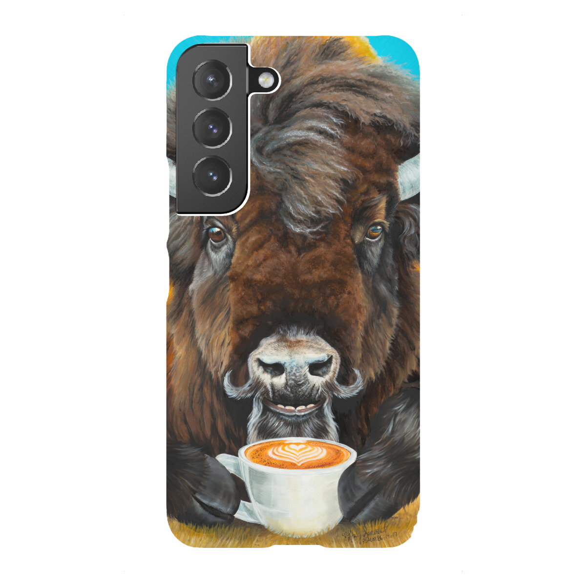 "Bison Latte"für Samsung Galaxy - Premium-Case Handyhülle artboxONE