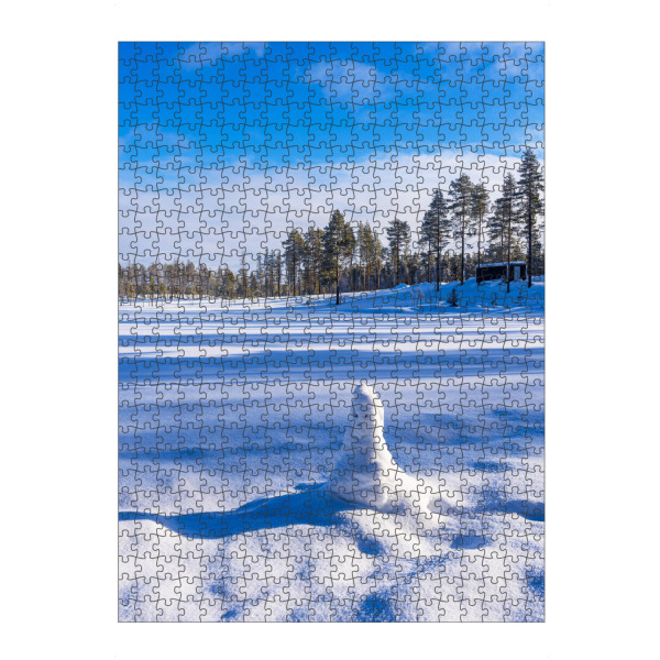 Puzzle Ravensburger "Wolken, Wald, See, Schnee" artboxONE - Natur,Reise,Reise / Länder