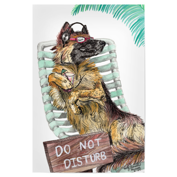 Poster "Entspannen Sie sich in der Sonne" artboxONE - Tiere,Musik,Lustig