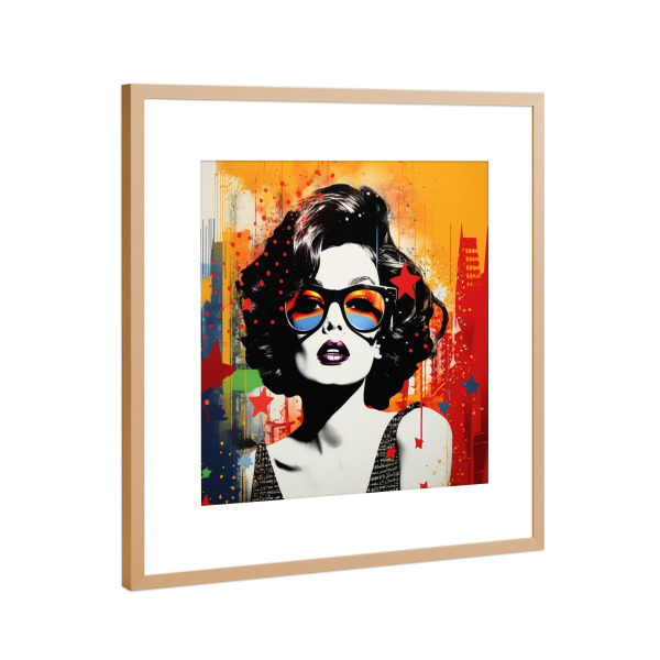 Poster mit Rahmen Kupfer "NEW YORK STÄDTERREISE" artboxONE - Städte / New York,Reise,Fashion,Reise / Länder,Für Mama - Frau,Stadt,New york,Usa,Porträt