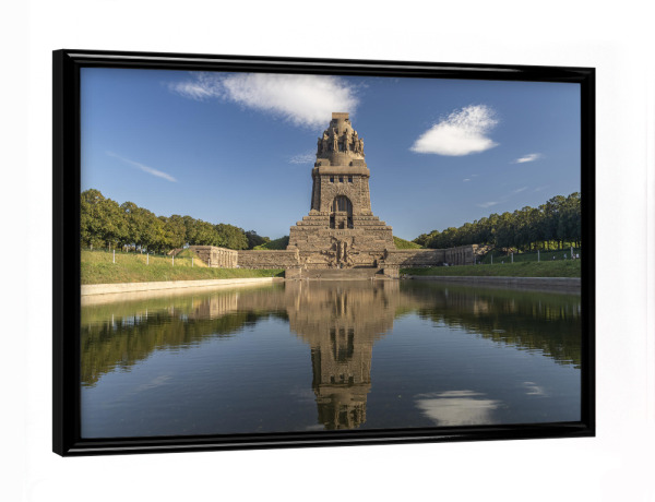 Poster mit schwarzem Rahmen "Völkerschlachtdenkmal leipzig" artboxONE - Natur,Architektur