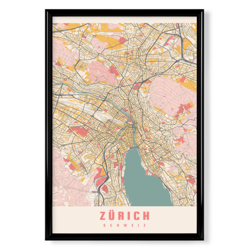 Stadt Züri City Map