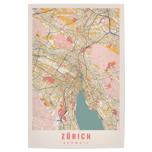 Stadt Züri City Map