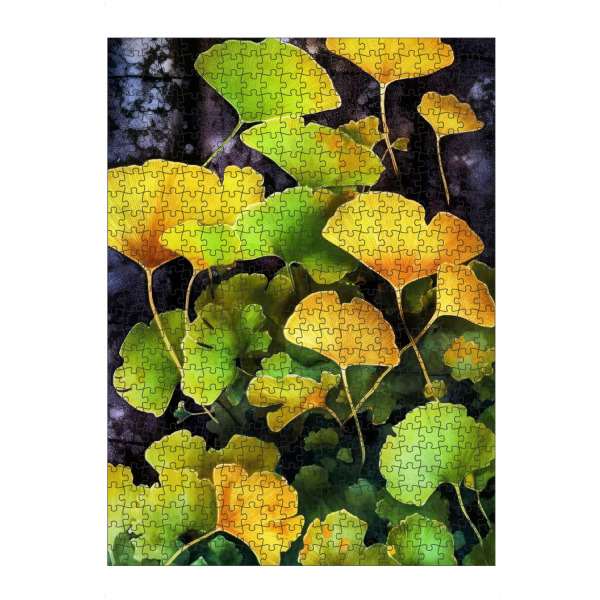 artboxONE Puzzle "Ginko Biloba K" artboxONE - Natur,Floral - Ginkgo,Biloba,Ginkgo biloba,Baum,Wald,Blätter,Natur - Bild ginkgo