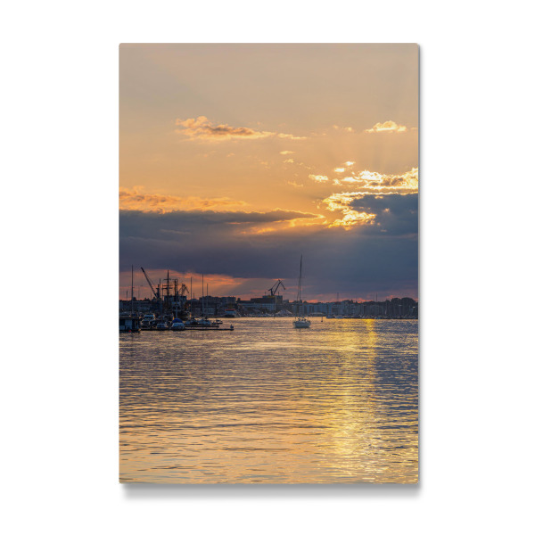 Galerie-Print "Stadthafen und Segelboote" 30x20 cm artboxONE