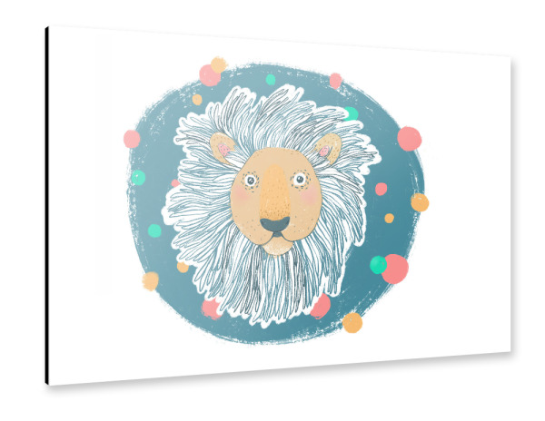 Alu-Dibond "Lea Schulze - Löwe" 30x20 cm artboxONE