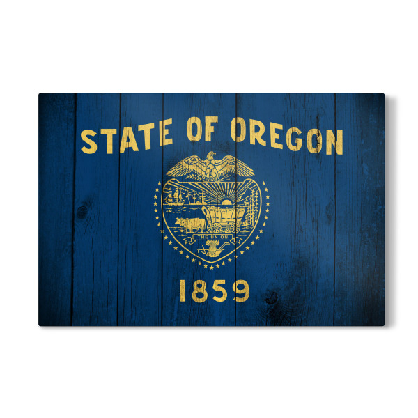 Galerie-Print "Oregon vintage Flag" 30x20 cm artboxONE