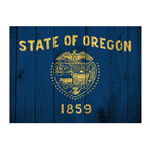 artboxONE Puzzle "Oregon vintage Flag" artboxONE - Reise,Reise / Länder