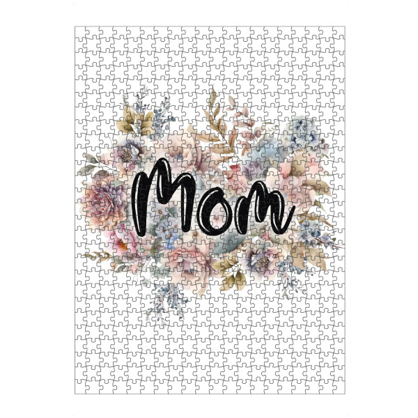 Puzzle Ravensburger "Blumenmama" artboxONE - Floral,Abstrakt,Liebe,Fashion,Für Mama