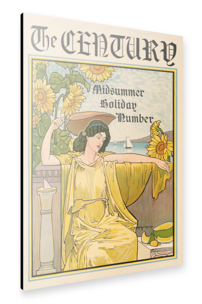 Alu-Dibond "Louis Rhead-The century midsummer" 30x20 cm artboxONE