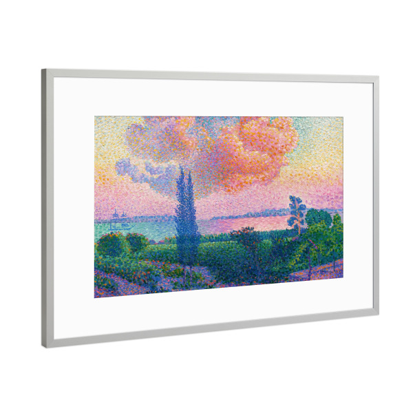 Poster mit Rahmen Silber "Die Rosenwolke" artboxONE - Natur,Reise,Reise / Strand und Meer,Für Mama,Für Papa