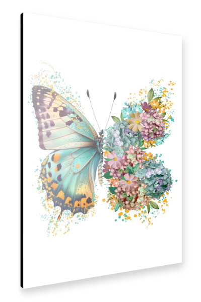 Alu-Dibond "Schmetterlingsdesign" 30x20 cm artboxONE