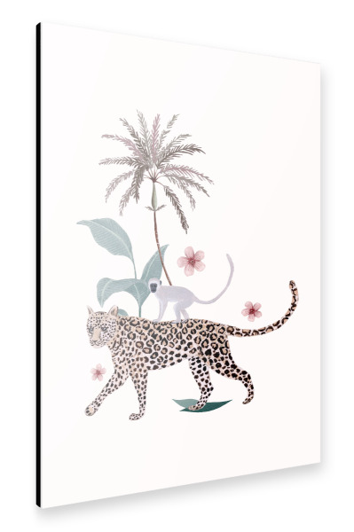 Alu-Dibond "Fantom Fifi Art-Jungle Fun Tiger" 30x20 cm artboxONE