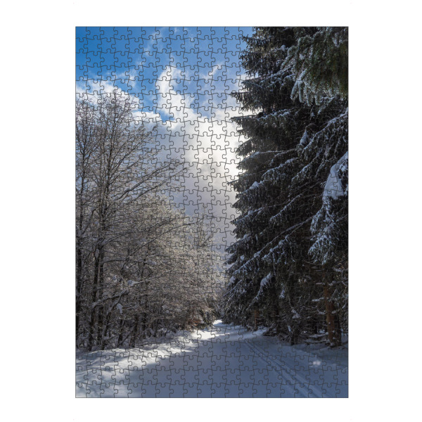 Puzzle Ravensburger "Loipe, Wald, Schnee" artboxONE - Natur,Reise