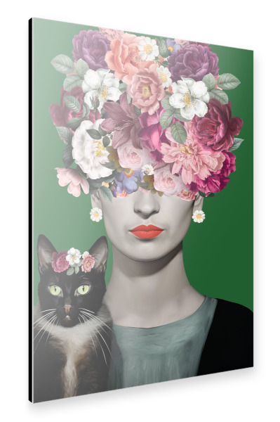 Alu-Dibond "Frida love Botanic" 30x20 cm artboxONE