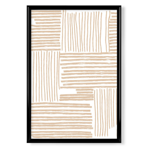 Abstract lines in beige