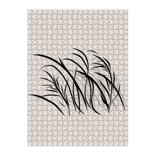 Puzzle Ravensburger "Japandi Pflanzen" artboxONE - Floral,Abstrakt - Japandi,Pflanzen,Abstrakt,Botanisch,Minimalistisch,Minimal - Bild japandi