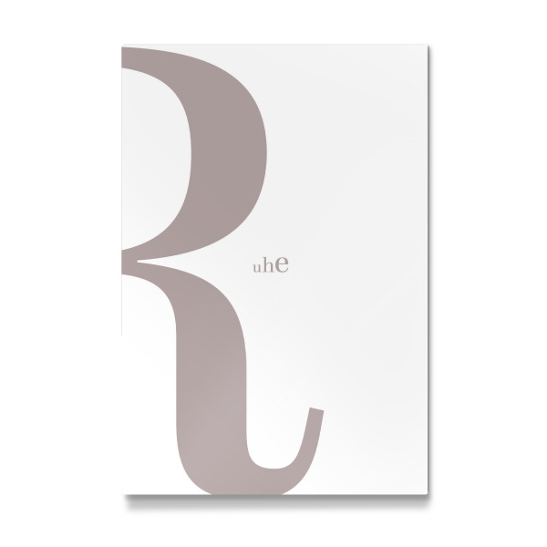 Galerie-Print "R steht für Ruhe" 30x20 cm artboxONE