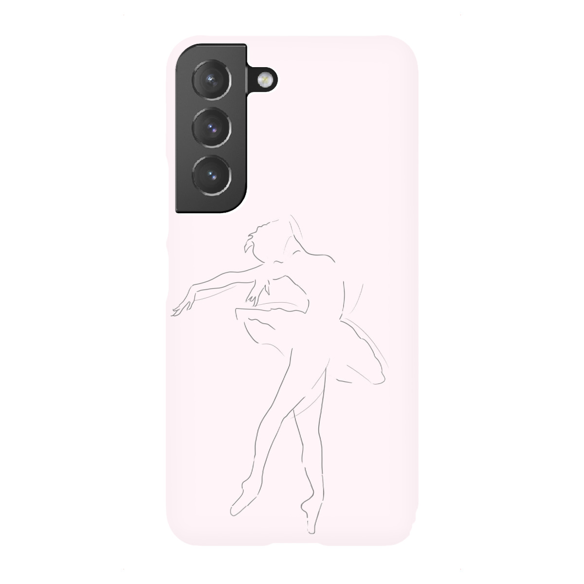 Samsung Galaxy "Ballerina in rosa line art" Premium-Case Handyhülle artboxONE