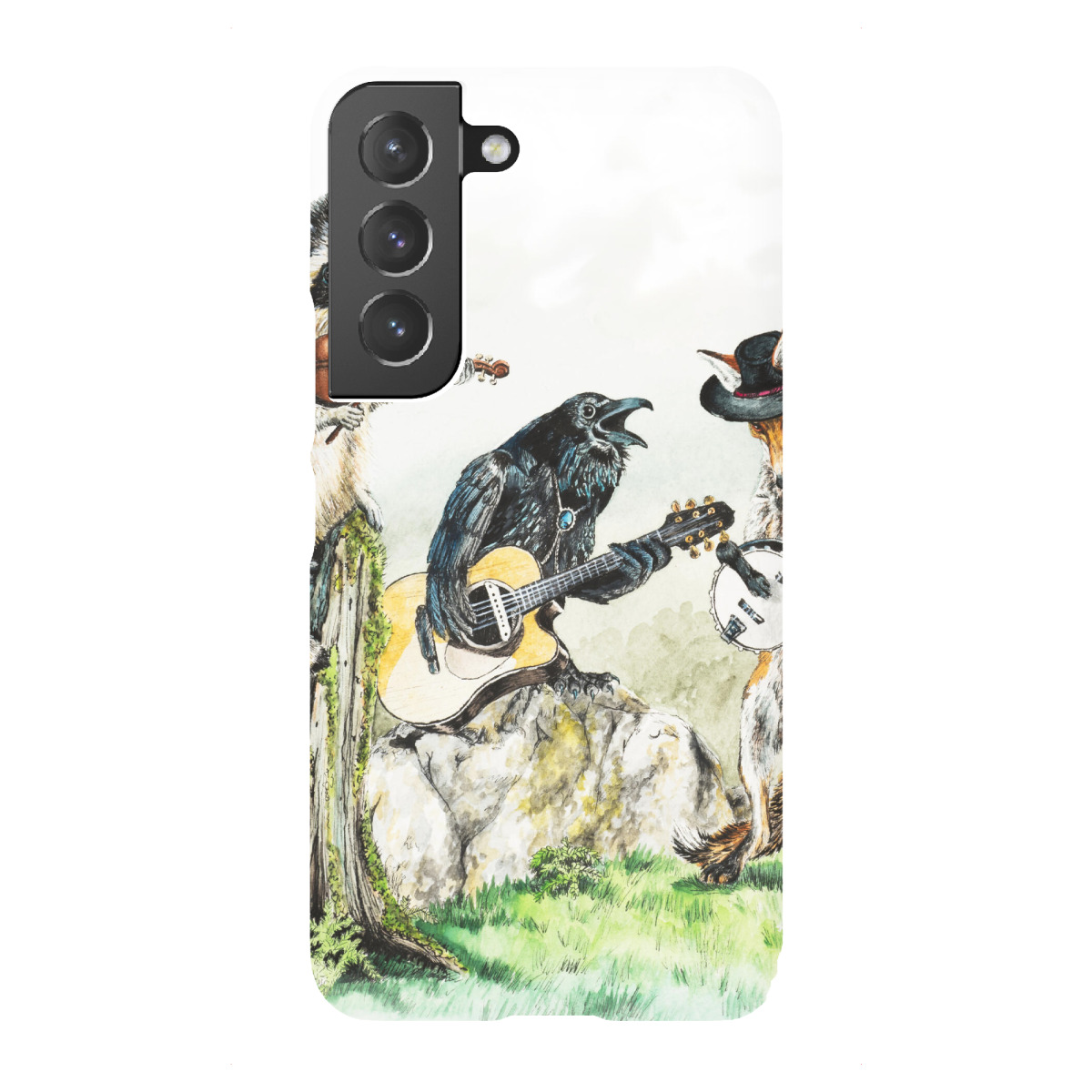 Samsung Galaxy "Blue Grass Gang" Premium-Case Handyhülle artboxONE
