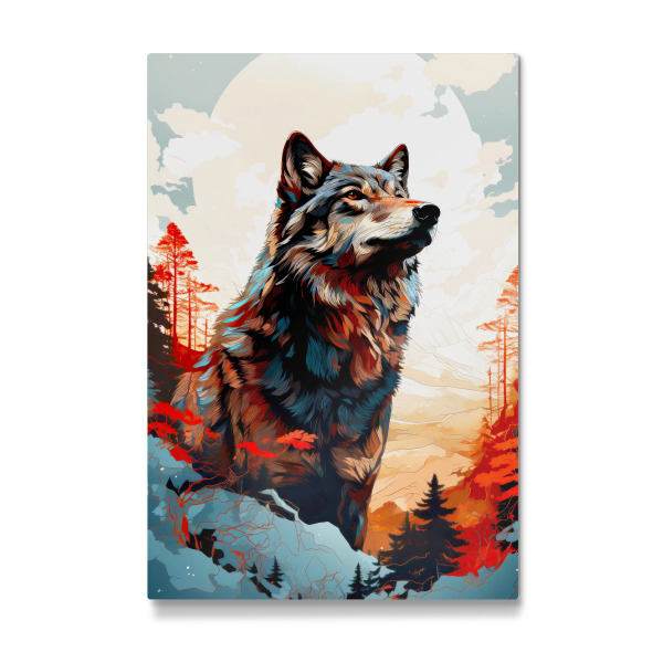 Galerie-Print "Wolfstierkunst C" 30x20 cm artboxONE