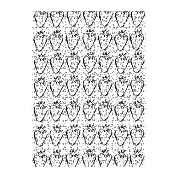 artboxONE Puzzle "Erdbeermarmelade" artboxONE - Essen & Trinken,Abstrakt,Schwarzweiß,Essen & Trinken / Obst & Gemüse