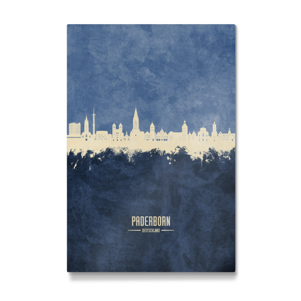 Galerie-Print "Paderborn Skyline Marine" 30x20 cm artboxONE