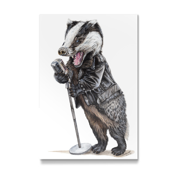 Galerie-Print "Rock'n Badger" 30x20 cm artboxONE