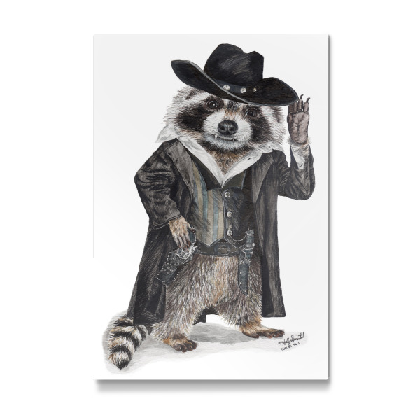 Galerie-Print "Waschbär-Bandit" 30x20 cm artboxONE