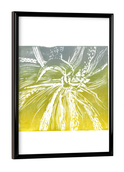 Poster mit schwarzem Rahmen "Magda Chmielek - Flower Uno" artboxONE - Natur,Floral,Abstrakt - Pflanze,Natur,Blume,Blüte,Abstrakt,Botanik