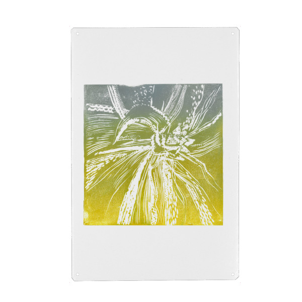 Holzbild "Magda Chmielek - Flower Uno" artboxONE - Natur,Floral,Abstrakt - Pflanze,Natur,Blume,Blüte,Abstrakt,Botanik