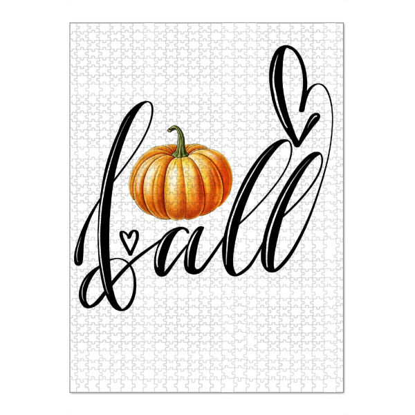 Puzzle Ravensburger "Kürbis-Herbst-Zitat" artboxONE - Essen & Trinken,Architektur,Fashion,Festivals,Halloween