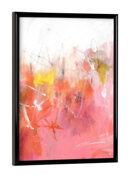 Poster mit schwarzem Rahmen "Tove Höglund - Special Place" artboxONE - Abstrakt - Abstrakt,Modern,Bunt,Farbenfroh,Strich,Pinsel