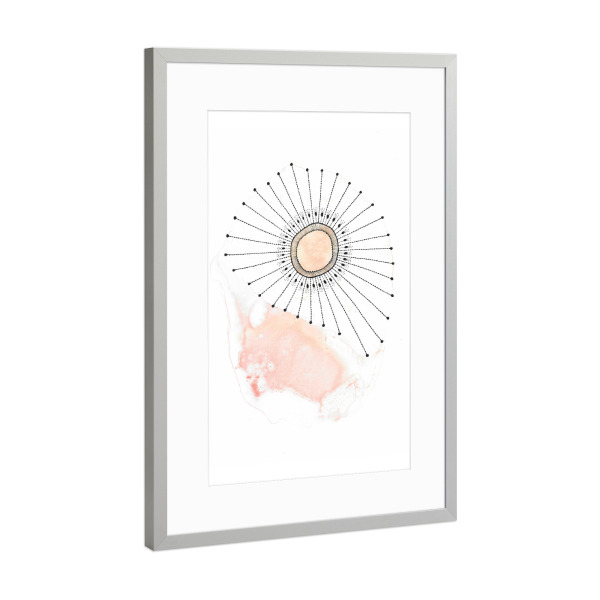 Poster mit Rahmen Silber "Katherine Heald - Coral Tre" artboxONE - Natur,Abstrakt,Unterwasser