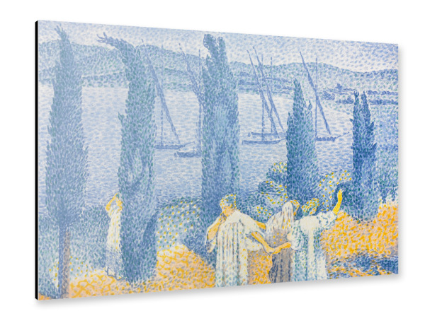 Alu-Dibond "Die Promenade" 30x20 cm artboxONE