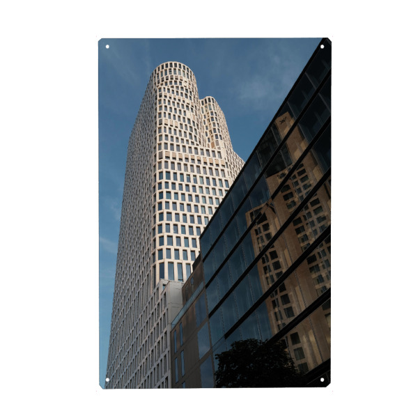 Holzbild "Berlin Mirror" artboxONE - Städte,Architektur - Berlin,Architektur,Gebäude,Deutschland