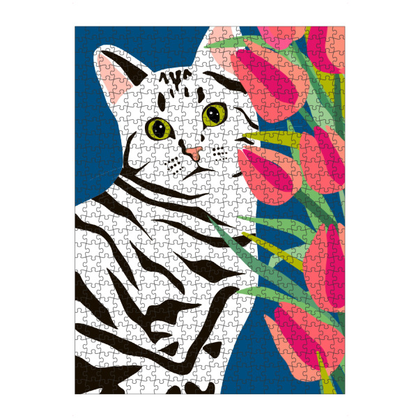 Puzzle Ravensburger "Der Poser" artboxONE - Floral,Tiere