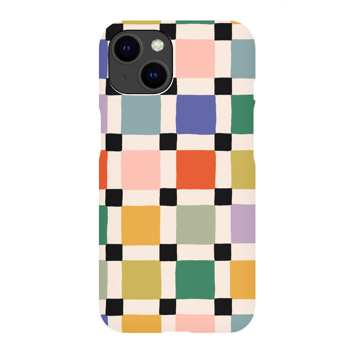 iPhone "Álex Roda - Happy Checker" Premium-Case Handyhülle artboxONE