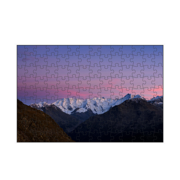 artboxONE Puzzle "Sonnenuntergang im Bernina-Gebirge" artboxONE - Natur,Reise