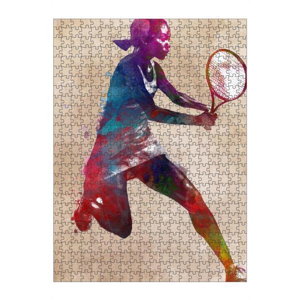 Puzzle Ravensburger "Tennissportkunst A" artboxONE - Sport,Sport / Sommerspiele - Tennis,Tennisspieler,Sport,Spiel - Bild tennis
